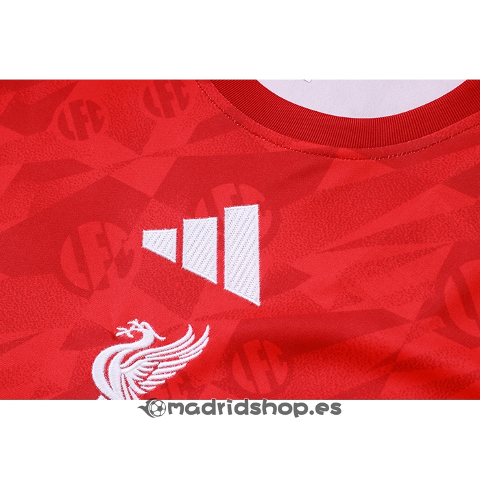 Chandal del Liverpool Manga Corta 26-27 Rojo - Pantalon Corto